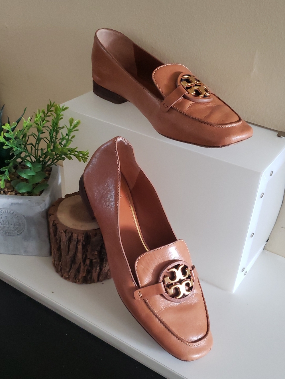 Tory Burch Metal Miller Goat Leather Loafer 15mm - 7M